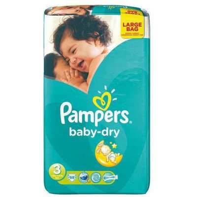 Pampers Baby Dry  luiers maat 3 - 136 stuks