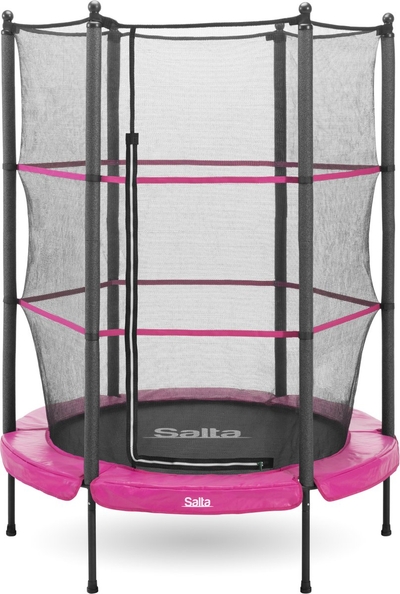 Salta Junior - Trampoline met veiligheidsnet - ø 140 cm - Roze
