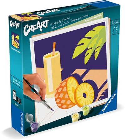 Ravensburger CreArt Schilderen op Nummer - Ananas