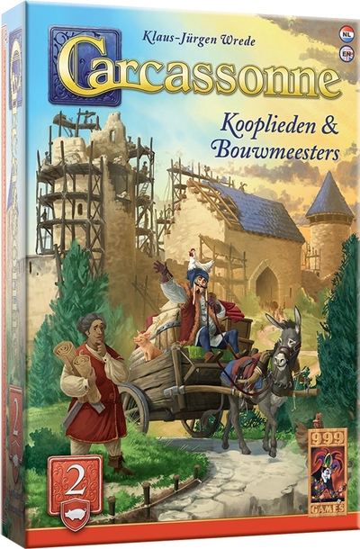 999 Games Carcassonne: Kooplieden & Bouwmeesters – Uitbreiding 2 – 999 Games