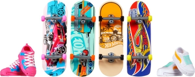 Hot Wheels Skate TRICKED OUT Pack, Vingerskateboardset, 5 jaar