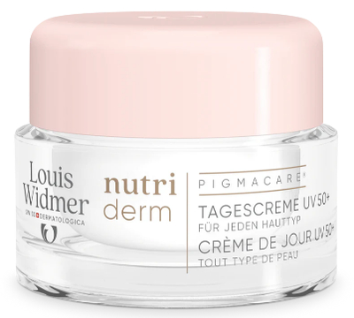 Louis Widmer nutriderm Pigmacare Dagcrème UV 50+ Licht Geparfumeerd 50 ml