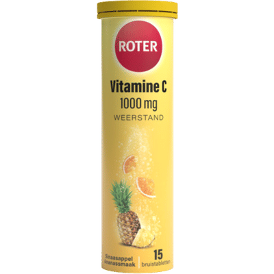 Roter Vitamine C 1000 mg Sinaasappel-Ananas 15 bruistabletten