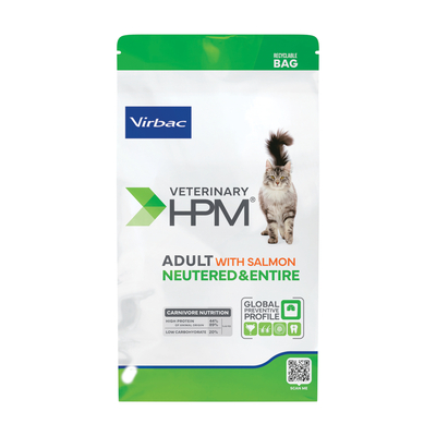 Virbac Veterinary HPM Cat Adult Zalm - 3 kg - kattenbrokken