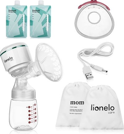 Lionelo Fidi Plus - Borstkolf - Batterij met hoge capaciteit voor maximaal 150 minuten - Timer - Praktische pauze