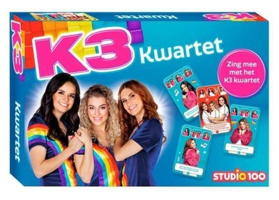 K3 kaartspel - Kwartet - 36 kaarten