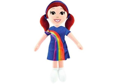 K3 Hanne knuffelpop - 30 cm - regenboogjurkje