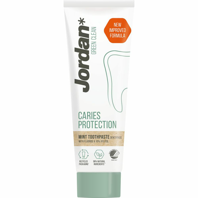 3x Jordan Tandpasta Green Clean Cavity Protection 75 ml
