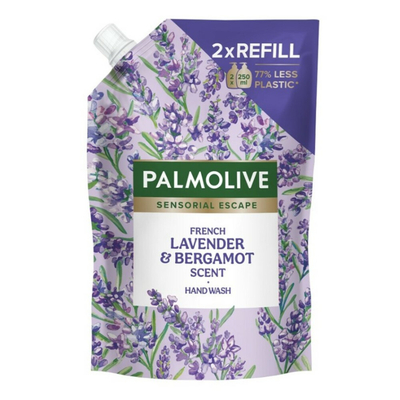 6x Palmolive Handzeep Navulling Doypack Sensorial Escape French Lavender&Bergamot 500 ml