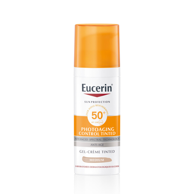 2x Eucerin Sun Photoaging Control CC Cream Medium SPF 50 50 ml