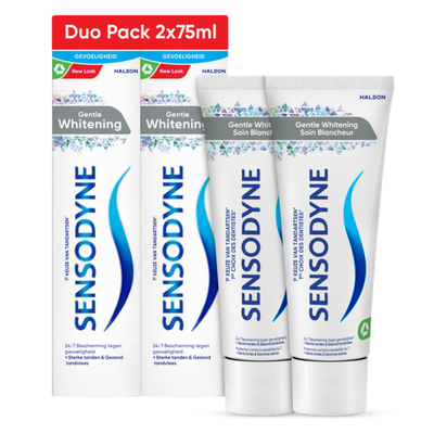 3x Sensodyne Tandpasta Gentle Whitening Duo 2 x 75 ml