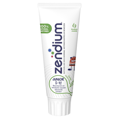 5x Zendium Tandpasta Junior 75 ml