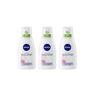 3x NIVEA Oogmake-Up Remover Sensitive Kamille Waterproof 125 ml