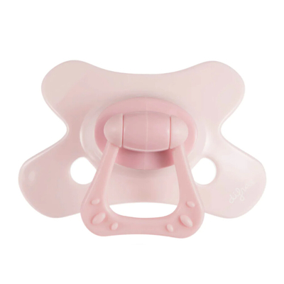 2x Difrax Fopspeen Natural 20+ mnd Roze