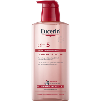 3x Eucerin pH5 Douchegel-olie 400 ml