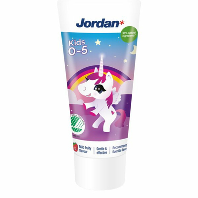 3x Jordan Tandpasta Kids 0-5 jaar 50 ml