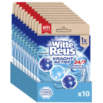 10 stuks Witte Reus Toiletblok Kracht Actief Oceaan