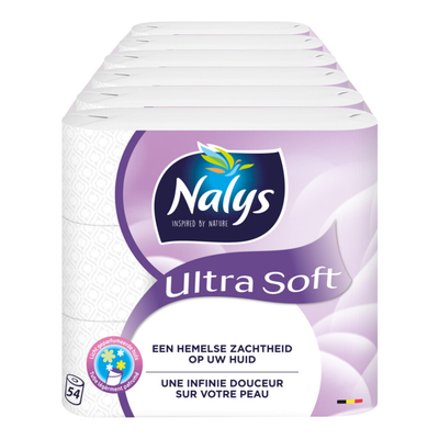Nalys Soft 2-laags toiletpapier - 54 rollen