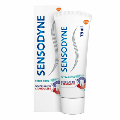 3x Sensodyne Tandpasta Gevoeligheid&Tandvlees Extra Fresh 75 ml