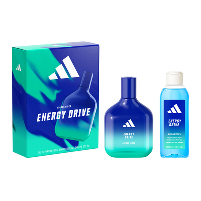Adidas Vibes Eau de Parfum + Showergel Energy Drive 200 ml