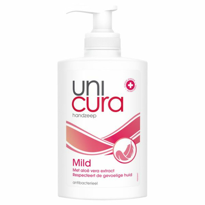3x Unicura Vloeibare Handzeep Mild 250 ml