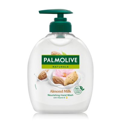 3x Palmolive Handzeep Naturals Amandel Melk 300 ml
