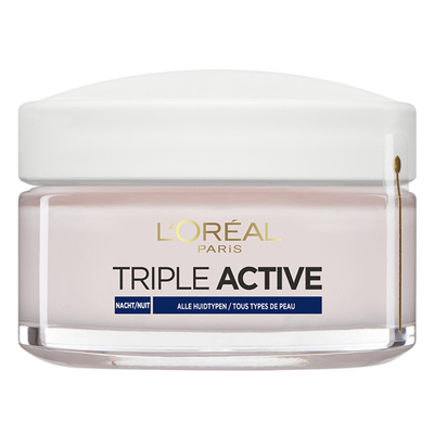 2x L'Oréal Triple Active Nachtcrème 50 ml
