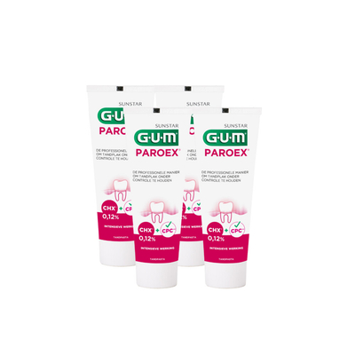 4x GUM Tandpasta Paroex 75 ml