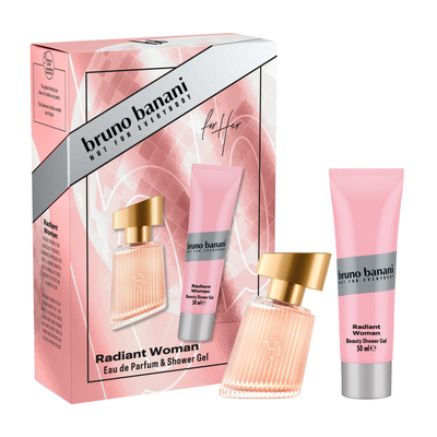 Bruno Banani Eau de Parfum + Showergel Radiant Woman 80 ml