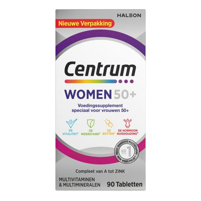 2x Centrum Women 50+ Multivitaminen 90 tabletten