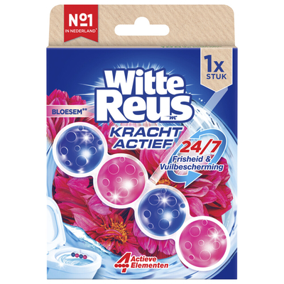 Witte Reus Toiletblok Kracht Actief Bloesem - 1 stuks