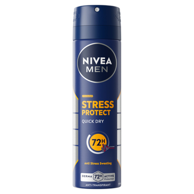 3x NIVEA Men Deodorant Spray Stress Protect 150 ml