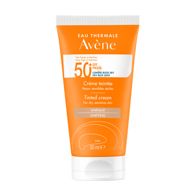 2x Avène Getinte Zonnebrandcrème SPF 50+ 50 ml