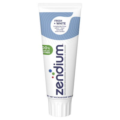5x Zendium Tandpasta Fresh+White 75 ml