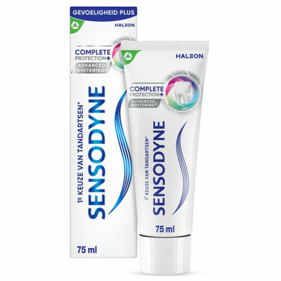 6x Sensodyne Tandpasta Complete Protection + Advanced Whitening 75 ml