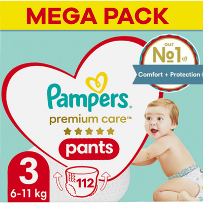 Pampers Premium Care Pants  luierbroekjes maat 3 - 96 stuks