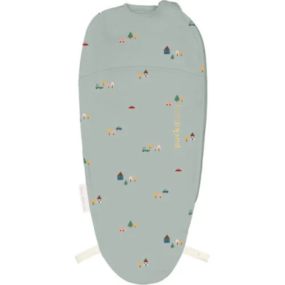 Puckababy The Original Piep inbakerslaapzak 0-3 mnd Groen/multicolor