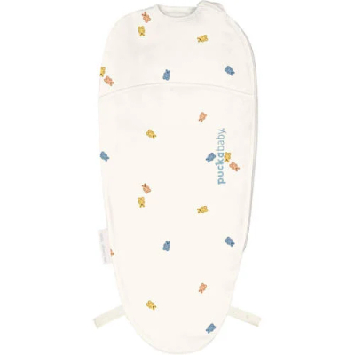 Puckababy The Original Piep inbakerslaapzak 0-3 mnd Ecru/gummy bears
