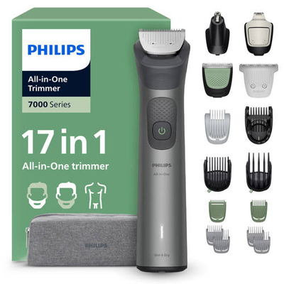 Philips All-in-One Series 7000 - MG7941/15 - 17-in-1 - Multigroom - Baardtrimmer - voor baard lichaam en haar