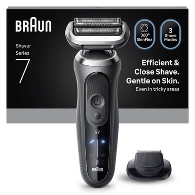 Braun Series 6 Elektrisch Scheerapparaat - inclusief SmartCare Center - 62-S7650CC - Zilver