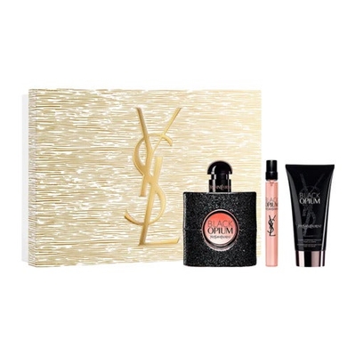 Yves Saint Laurent - YSL Black Opium Black Opium Eau De Parfum Geschenkset - 50 ml + 10 ml+ Body Lotion 50 ml