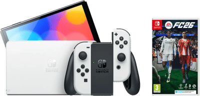 Nintendo Switch OLED Wit + EA Sports FC 26