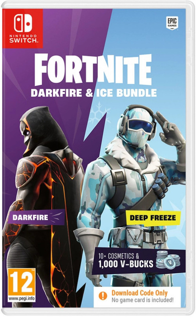 Fortnite Darkfire & Ice Bundle (code in a box) Nintendo Switch