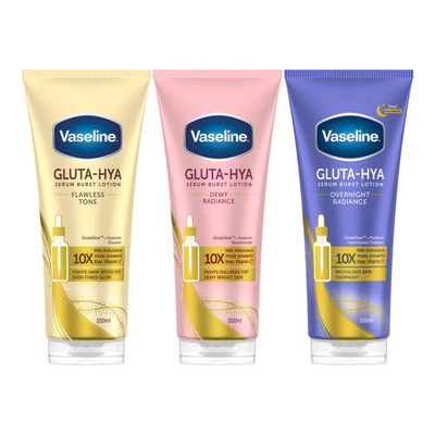 Vaseline Vaseline Gluta Hya bodylotion - 3 x 200 ml