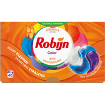 Robijn Color  wascapsules gekleurde was - 40 wasbeurten