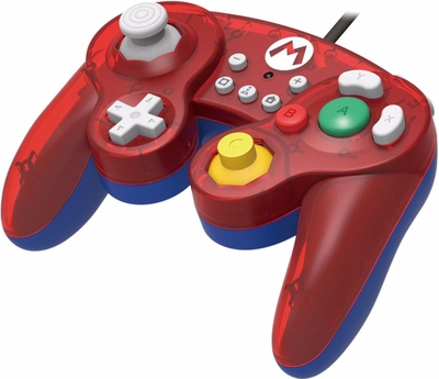 Hori Controller - Geschikt voor Nintendo Switch - Officieel Gelicenseerd - Smash Bros Gamepad Mario