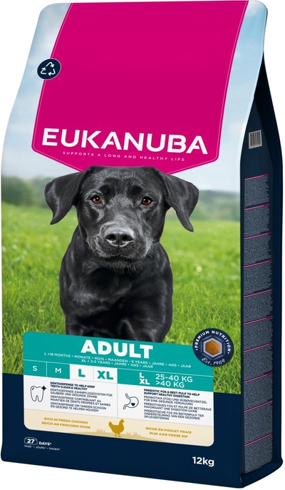 Eukanuba Adult Large Breed Kip - Hondenbrokken - 12 kg hondenbrokken