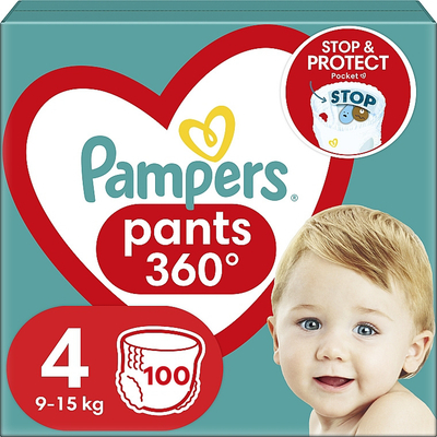 Pampers Baby Dry Pants  luierbroekjes maat 4 - 100 stuks