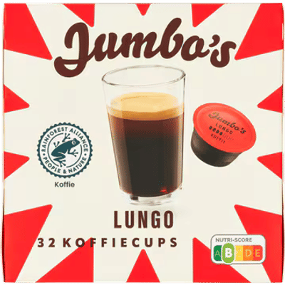 Jumbo's Lungo Dolce Gusto koffiecups Compatible Koffiecups 32 Stuks