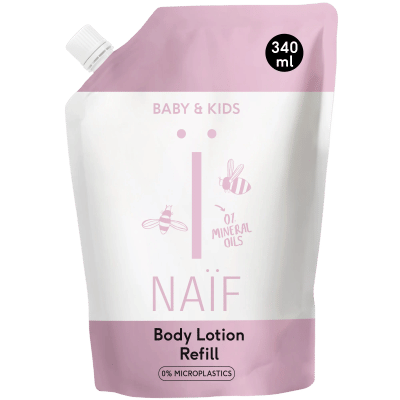 Naïf Verzachtende Bodylotion Navulverpakking voor Baby & Kids 340ml
